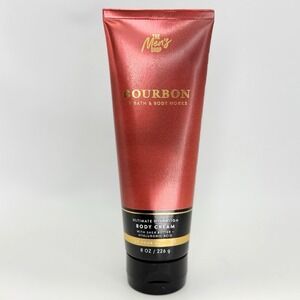 NEW Bath & Body Works The Men's Shop‎ Bourbon Body Cream 8 oz Shea Butter